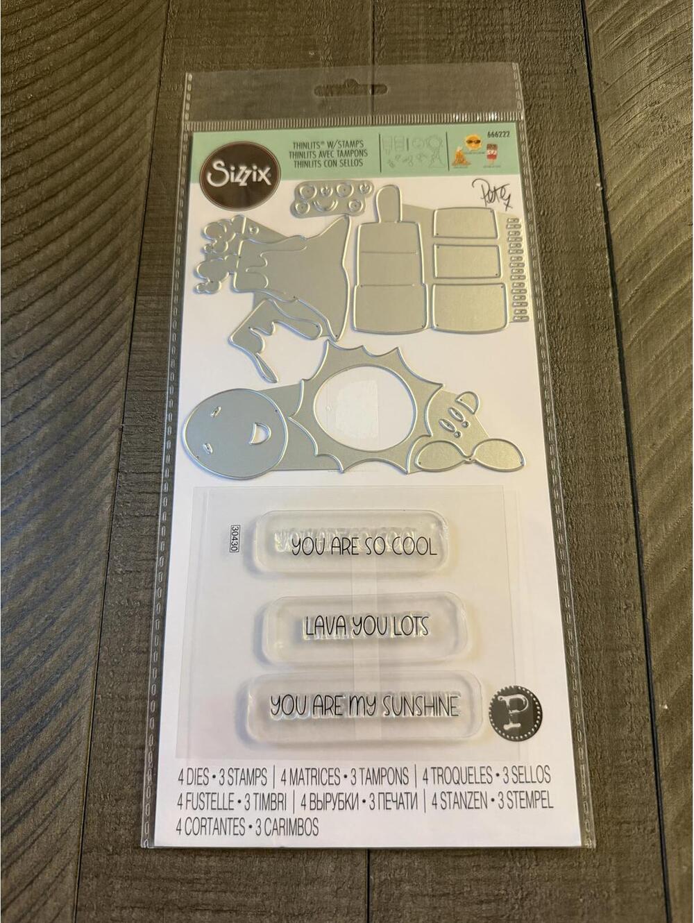 Sizzix Thinlits with Stamps: Crazy Characters #2